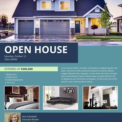 Eminent Real Estate Flyer Templates You Can Use To Boost Your Flyers Template House Open Re Word Image