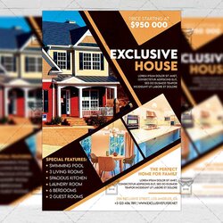 Great Download Real Estate Flyer Template Flyers Premium