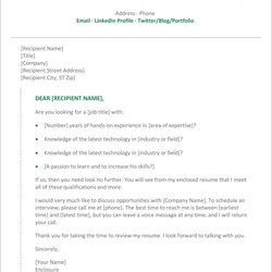 The Highest Quality Free Cover Letter Templates For Microsoft Word And Google Docs Office Template Doc Live