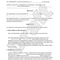 Magnificent Free Investors Agreement To Print Save Download Shareholder Document Shareholders Rights Sample