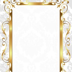 Magnificent Free Printable Gold Royal Wedding Invitation Templates Download Template Birthday Set