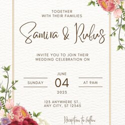 The Highest Quality Creative Ideas For Making Stunning Wedding Card Boost Your Dark Red Flower Invitation