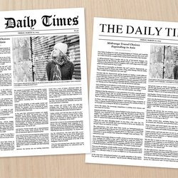 Eminent Pin By Design On Tammy Lee Newspaper Article Template