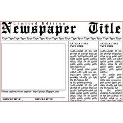 Sublime Newspaper Article Template Business Templates Paper Layout Printable Format School Word Front Pages