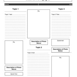 Newspaper Article Template In Word And Formats