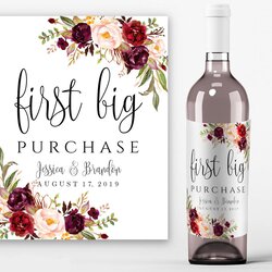 Superb Printable Wine Label Template Bottle Labels Bridal Personalized