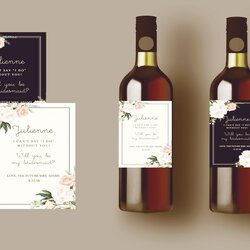 Wine Label Template Set Custom Designed Illustrations Creative Market Templates