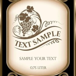 The Highest Quality Wine Labels Template Why Is So Ah Label Bottle Templates Printable Google Make Own Search