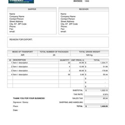 Peerless Samples Of Proforma Invoice Template Free Meaning