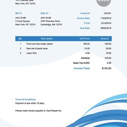 Cool Landscaping Invoice Template Excel Free Blank Templates To Print Email
