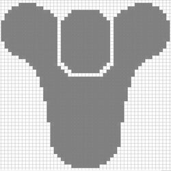 Cool Best Images About Pixel Art On Beads Templates Destiny Logo Template Edition Choose Board Follow
