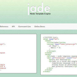 Capital Jade Node Template Engine