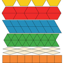 Perfect Free Paper Pattern Block Templates Printable Shapes Blocks Conclusion Math Piecing