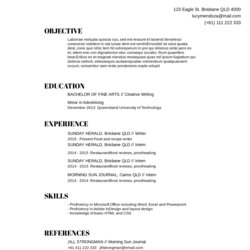 Sterling Resume Templates