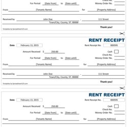 Superlative Rent Receipt Free Template For Excel Templates Receipts Printable Ontario Simple Document Tenant
