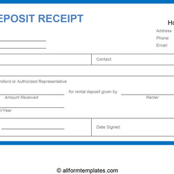 Excellent Monthly Rent Receipt Templates Glamorous Forms House