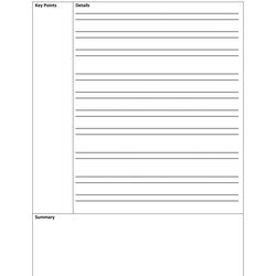 Champion Cornell Notes Templates Examples Word Excel Template Style