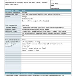 High Quality Printable Cornell Notes Templates Word Excel Template