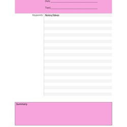 Smashing Cornell Notes Templates Examples Word Template Lab