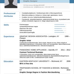 Sterling Resume Templates Free Download Glimmer