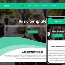 Wizard Wise Free Basic Template Website Templates