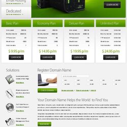 Terrific Free Template For Hosting Website Without