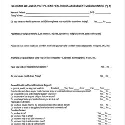Sterling Independent Health Medicare Information Center July Wellness Form Questionnaire Annual Visit
