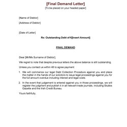 Legit Best Demand Letter Templates Free Samples Payment Template Late Outstanding Business Letters Personal