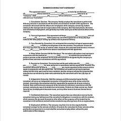 Tremendous Consulting Contract Template Free Collection Agreement Source Business Consultant