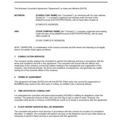 Superlative Consulting Contract Template By Business In Box Word Contractors Listed Agreement Short