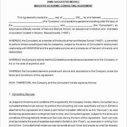 Wonderful Consulting Contract Template Free Download Unique Agreement Word Sample Templates Simple Consultant