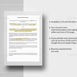 Free Sample Contracts In Ms Word Excel Template Contract Agreement Note Credit Deal Investment Consulting