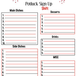 The Highest Standard Christmas Potluck Sign Up Sheets For You Valentine Poster Template Screen