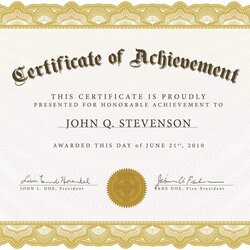Swell Free Certificate Samples Sample Templates There