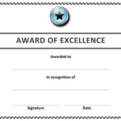 Superlative Award Certificate Template Word For Your Needs Templates Free