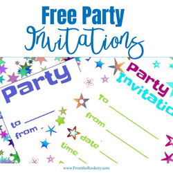 The Highest Standard Free Printable Invitations Party Celebrate Top