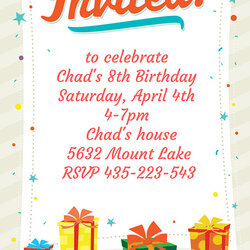 Cool Free Party Invitation Templates In Vector Invitations Printable Birthday Happy Invited Island Template