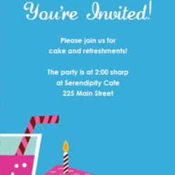 Worthy Free Printable Party Invitations Templates Invites Invite