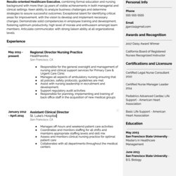 Perfect The Best Nursing Resume Guide For With Templates Incredible Health Template Nurse Sample Guides
