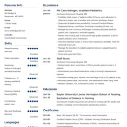 Superb Nursing Resume Examples Template Objective Tips Simple Skills