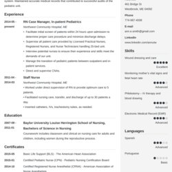 Brilliant Nursing Resume Examples Template Objective Tips Skills Cubic