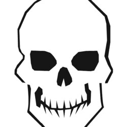 Magnificent Skull Template Printable Best Scull Pumpkin Carving Templates Coloring Stencils Halloween Pages