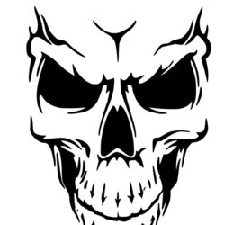 Printable Skull Stencils Free Art Supplies