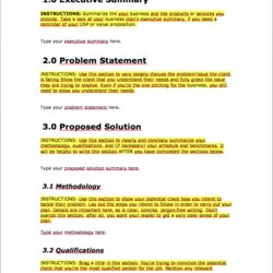 Brilliant Free Business Proposal Template Download Proposals Sponsored Screen Shot At Pm