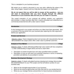 Outstanding Free Printable Business Proposal Form Generic Template