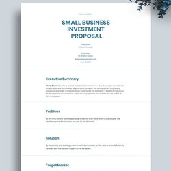Preeminent Retail Business Proposal Google Docs Templates Design Free Download Small Template