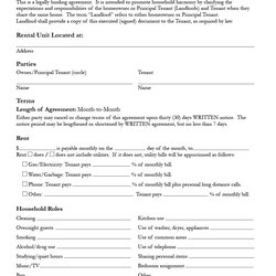 Great Simple Room Rental Agreement Templates Rent Template Tenancy Contract House Example Form Alberta