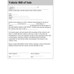 Out Of This World Car Bill Sale Free Template Download In And Word Forms Form Simple Details