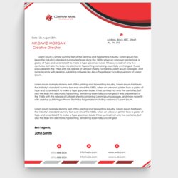 Superb Free Letterhead Templates Editable Printable In Word Doc Directors Company Template