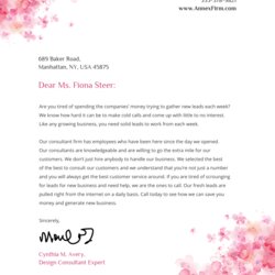 Professional Business Letterhead Templates And Design Ideas Template Example Flower Firm Balanced Corners